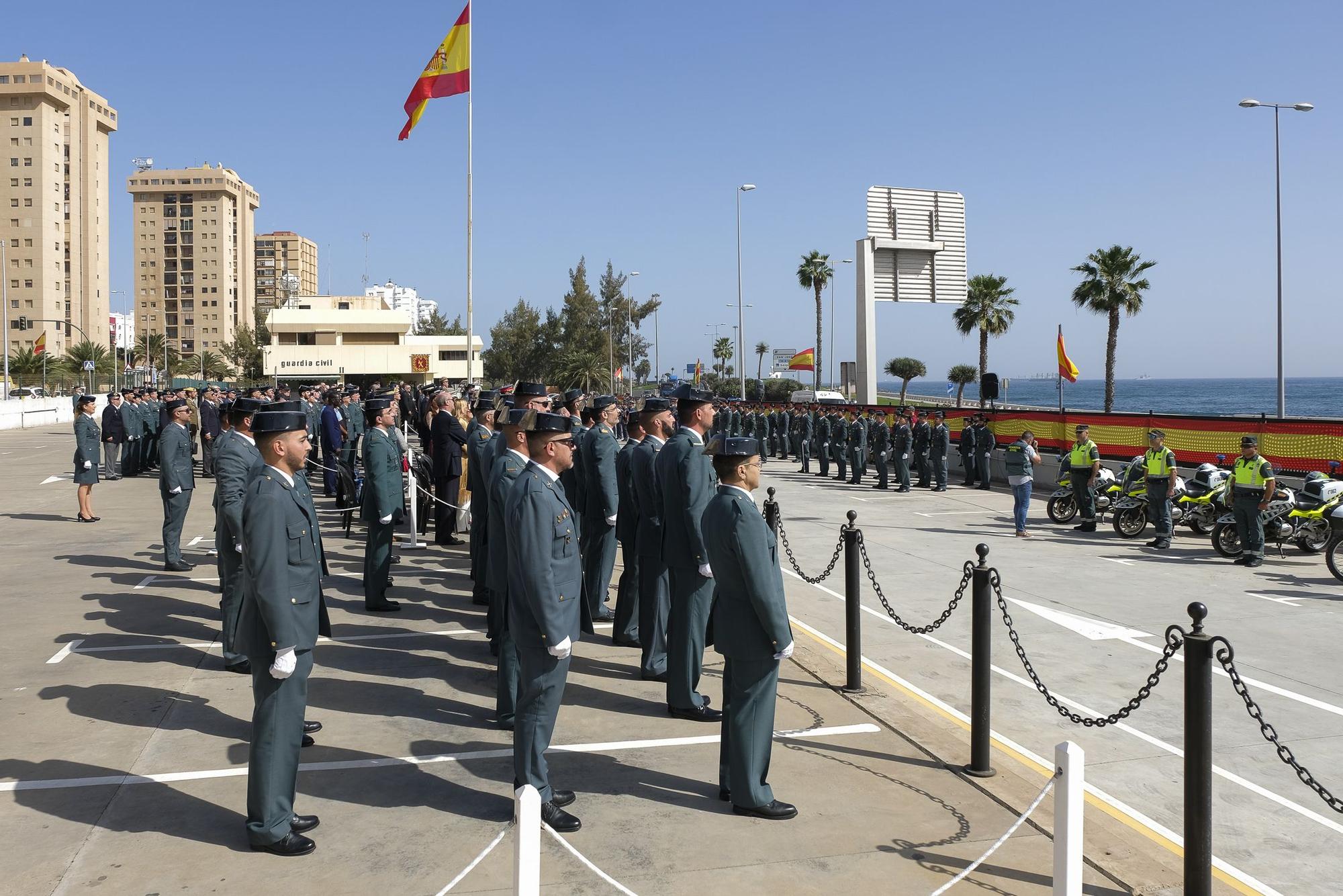 Toma de posesión del coronel jefe de la Comandancia de Guardia Civil