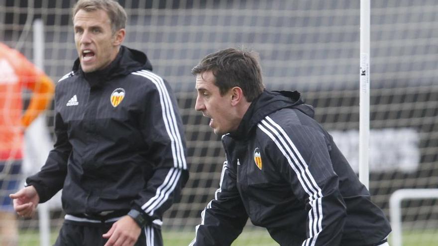 Phil y Gary Neville.