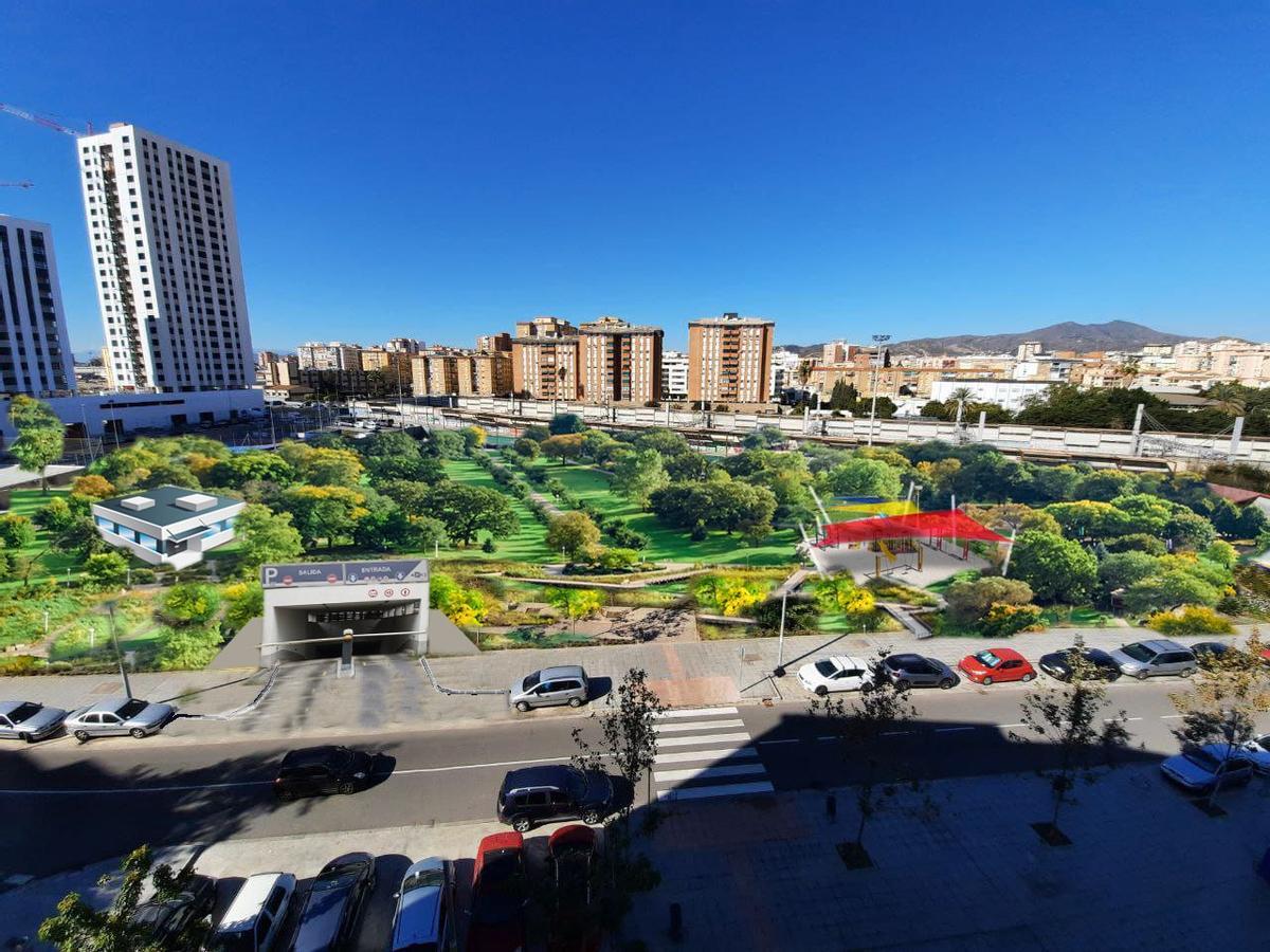 Recreación del parque en superficie en La Princesa.