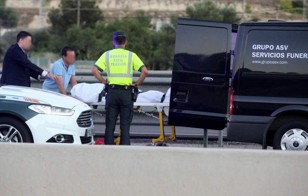 Muere otro ciclista en la N-332 arrollado por un coche entre La Vila y Benidorm