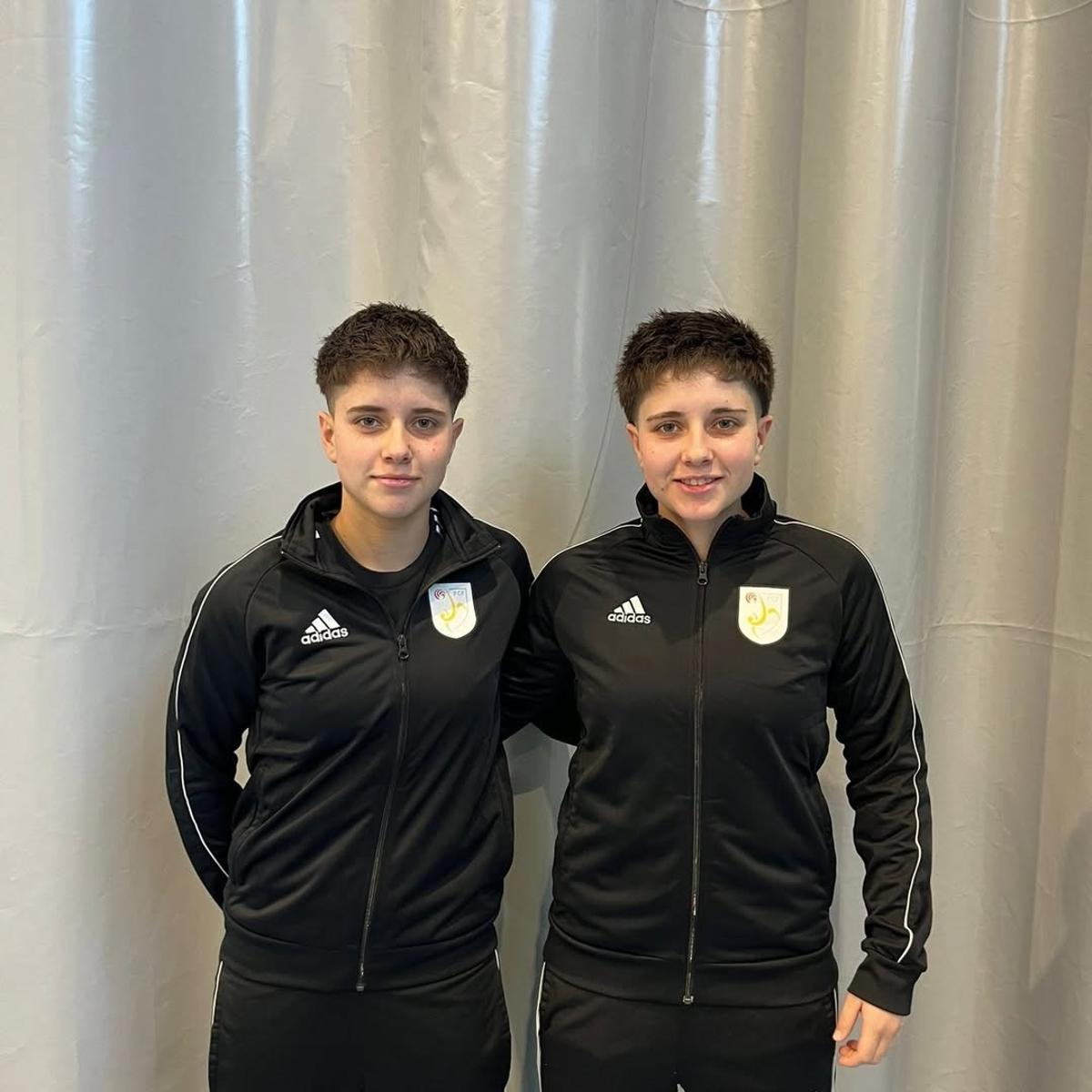 Les germanes Àneu i Isern Urgell, del sub-16