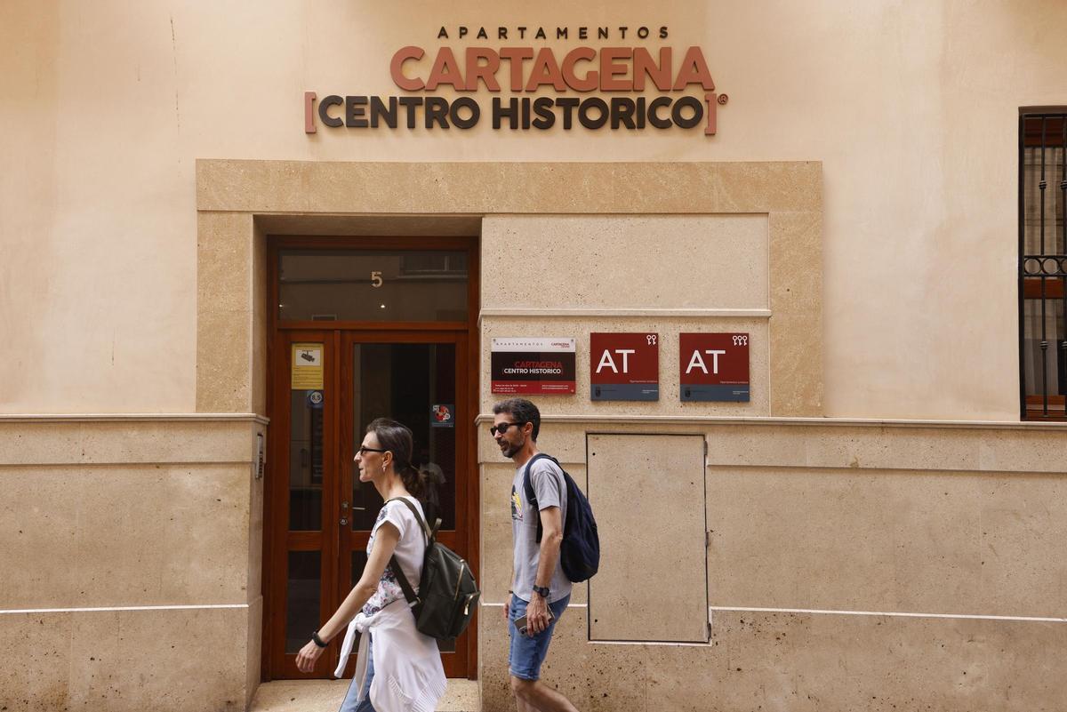 Pisos turísticos en el centro de Cartagena.