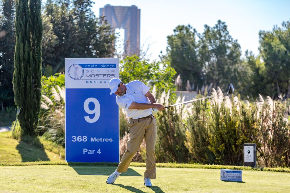 Olazábal y Jiménez lideran el elenco de legendarios golfistas que disputan a partir de hoy el Costa Blanca Seniors Masters en el hotel Villaitana