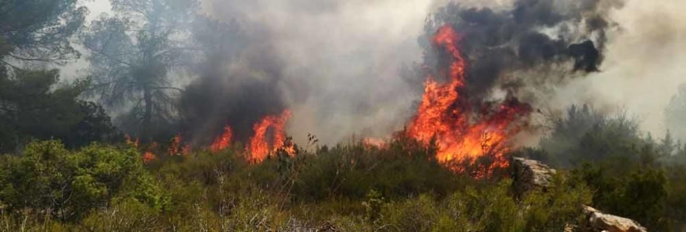 Tercer incendio en Cala Saona en un mes