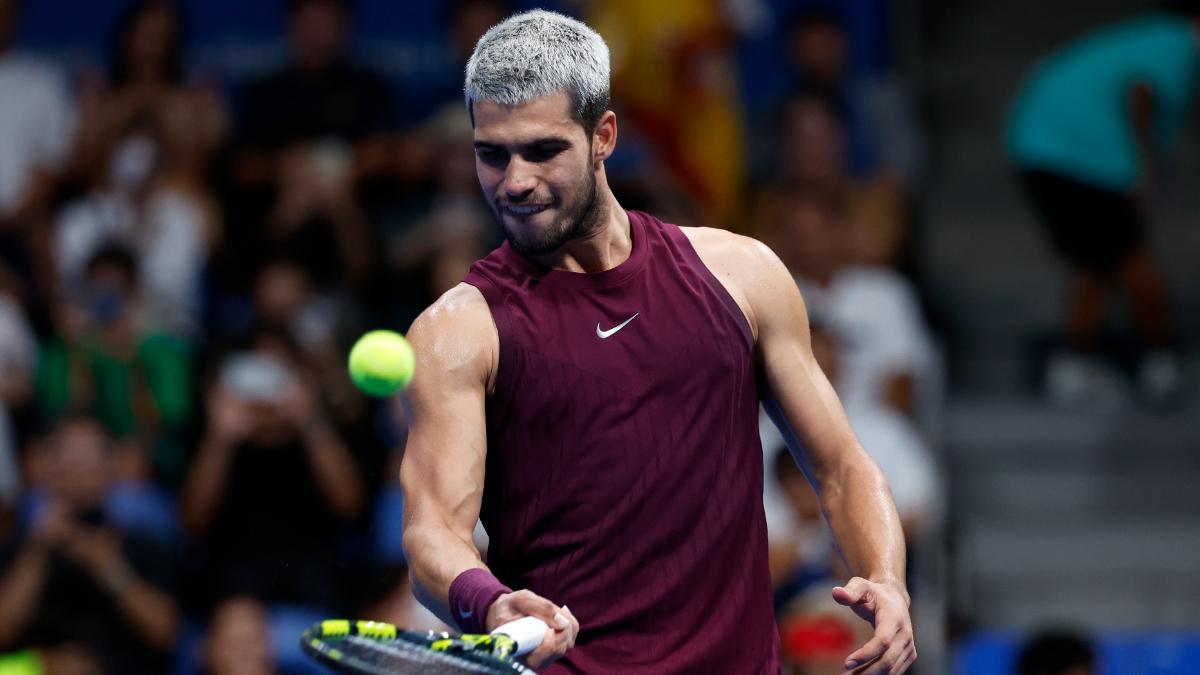 Carlos Alcaraz se enfrenta a Taylor Fritz este jueves 16 de octubre en semifinales del Six Kings Slam