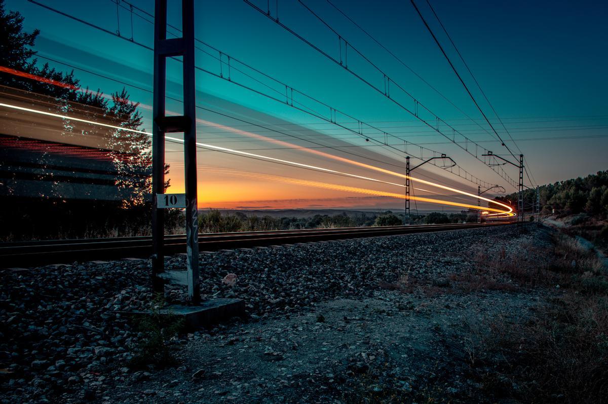 Tren nocturno.