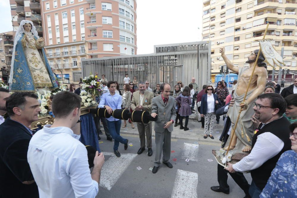 Cae la imagen del Cristo Resucitado en La Vila