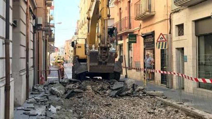 Figueres comença les obres del carrer Peralada