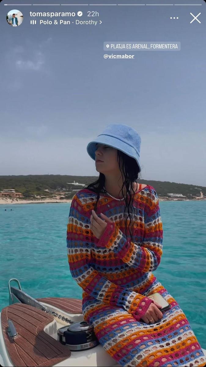 Victoria Federica con vestido crochet