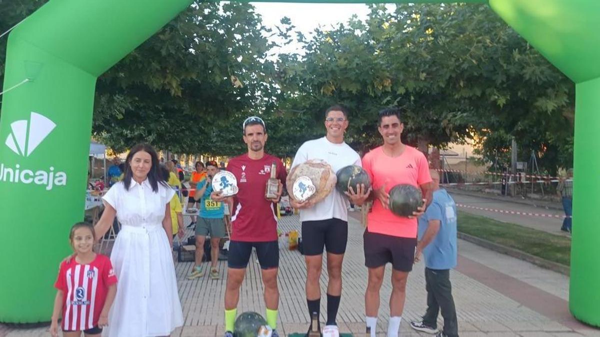 Trío ganador masculino en Morales del Rey