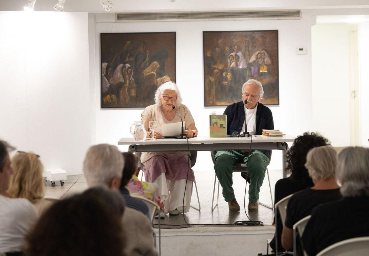 Parcerisas, aquest dilluns, a la presentació del seu llibre. | Vicent Marí