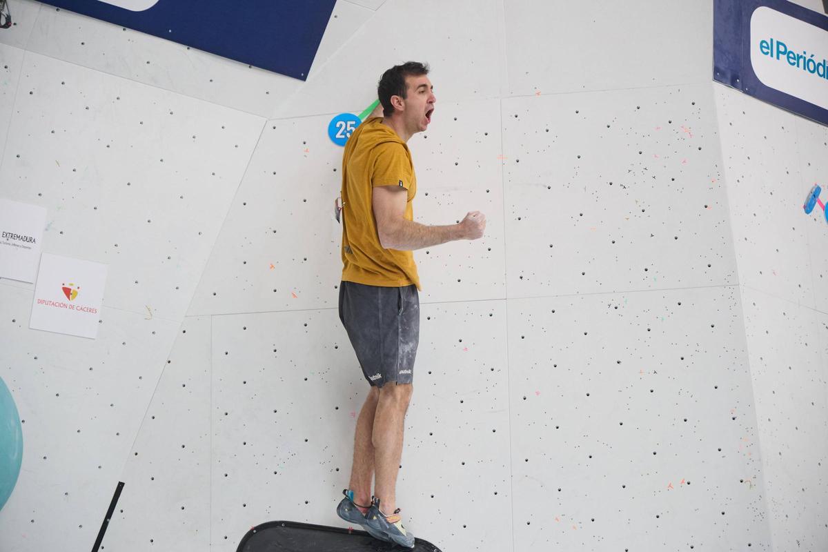 Galería | Instantáneas de la Segunda jornada de la Copa de España de Escalada en Cáceres
