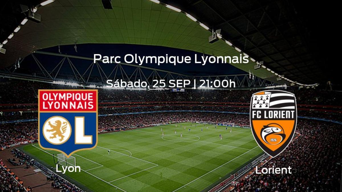 Jornada 8 de la Ligue 1: previa del duelo Olympique Lyon - Lorient