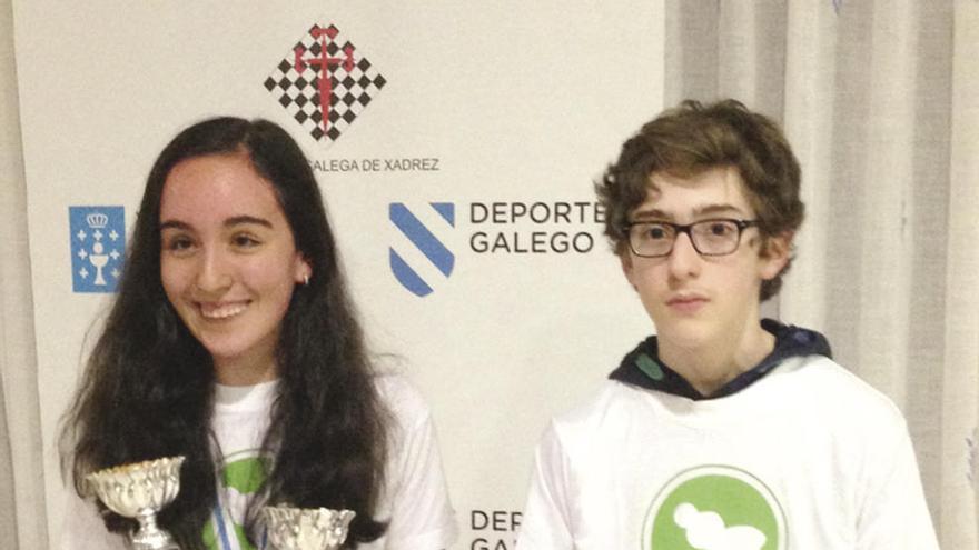 Mireya Represa, campeona gallega cadete de ajedrez