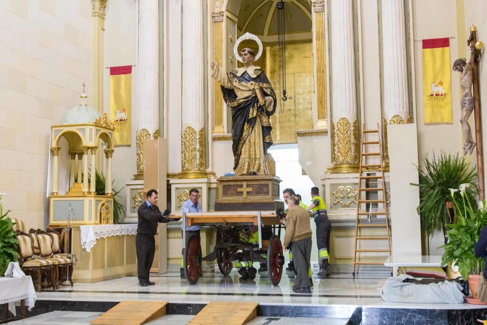 Bajada del Santo en San Vicente