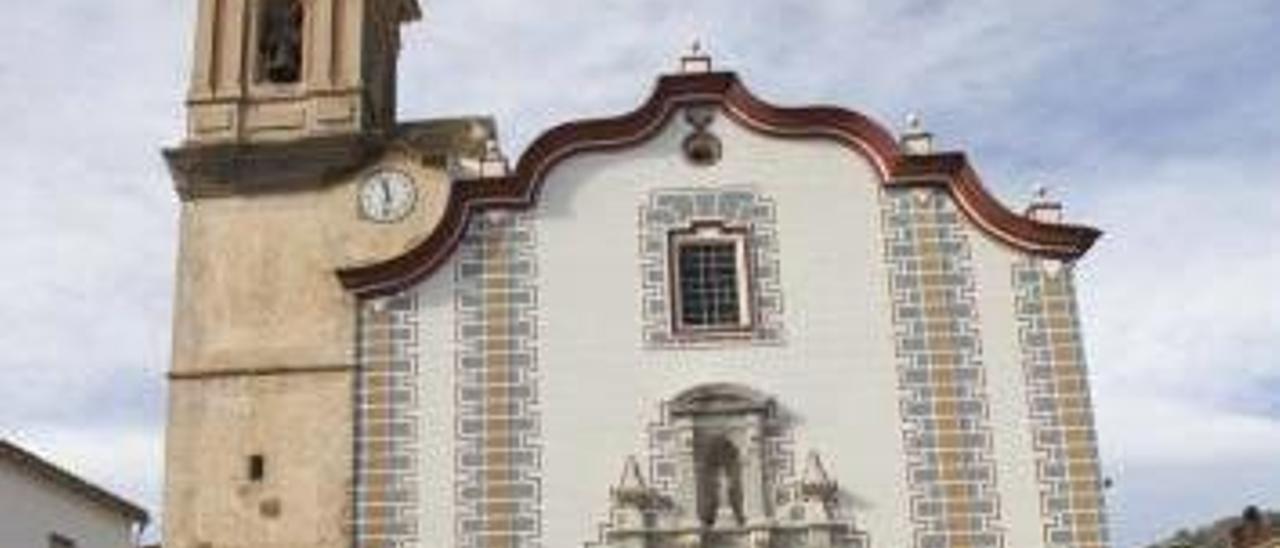 Imagen de la iglesia de San Jaime Apóstol de Petrés.