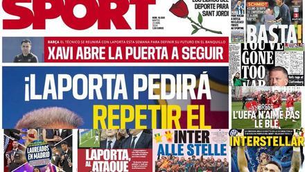 Las portadas de los periódicos deportivos de hoy, martes 23 de abril