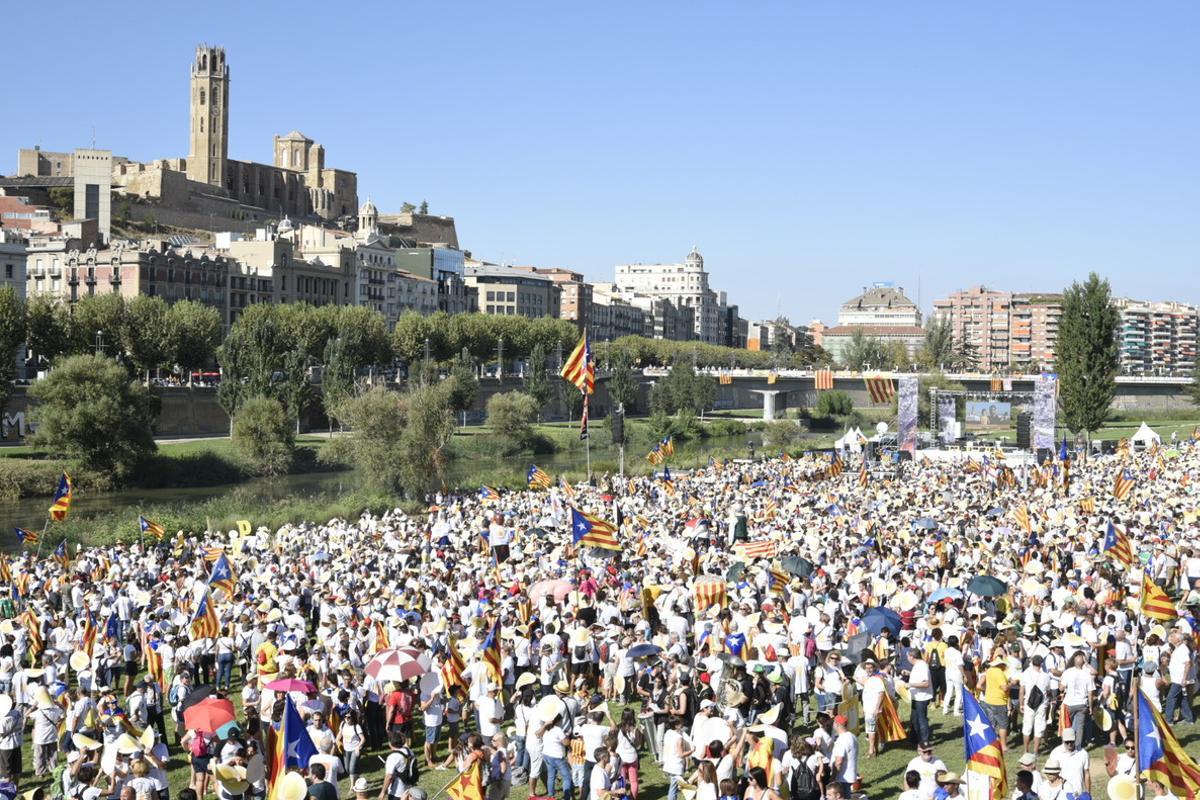 La manifestación de Lleida.