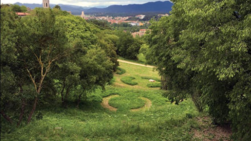 Imatge presa entre Sant Daniel i Torre Gironella, que il·lustra el reportatge de Landscape Architecture Magazine