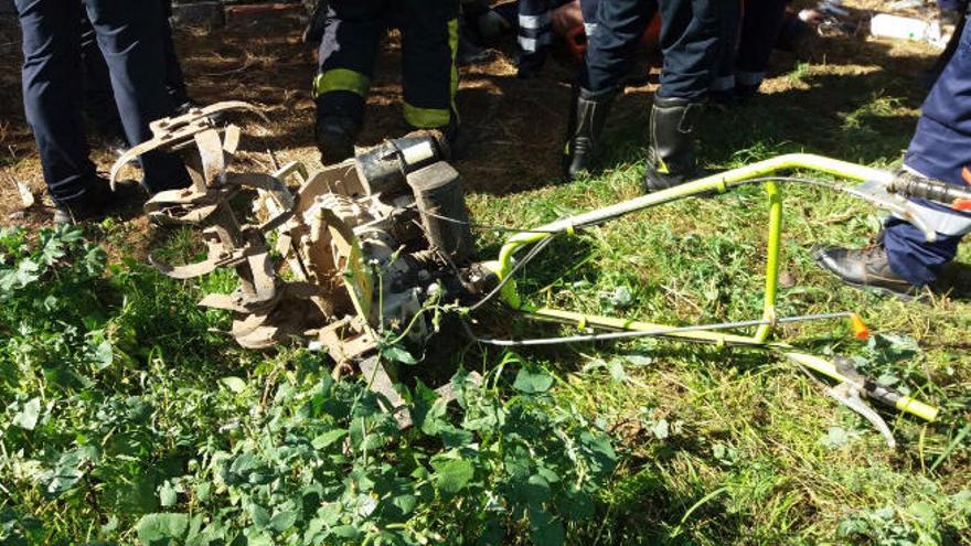 Un agricultor resulta herido grave al ser arrollado por un monocultor