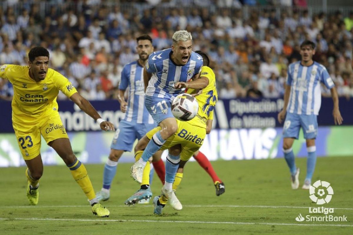 El Málaga CF - UD Las Palmas, en imágenes