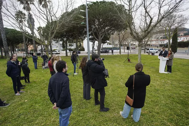 Paneque visita les obres de la C-253