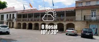El tiempo en O Rosal: previsión meteorológica para hoy, viernes 24 de mayo