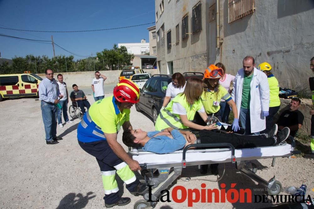 Simulacro de emergencia del Área IV de Salud