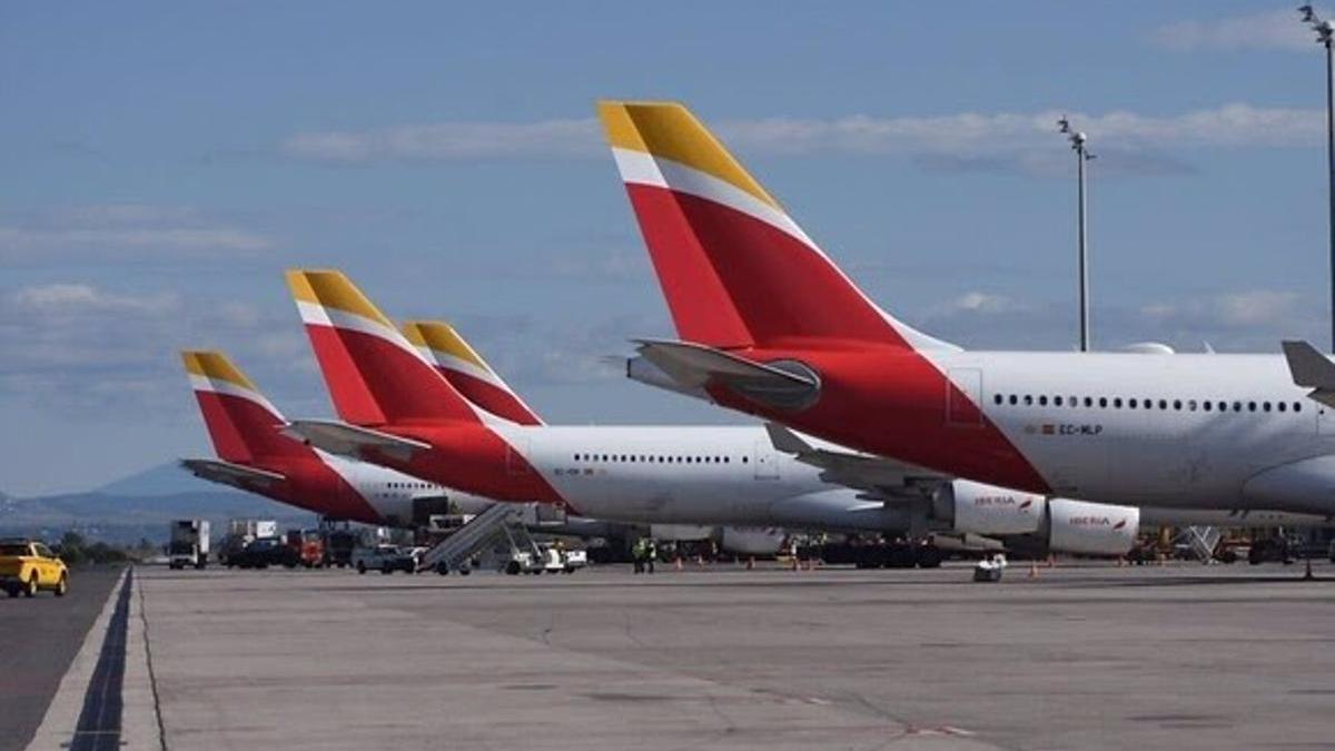 Aviones de Iberia.