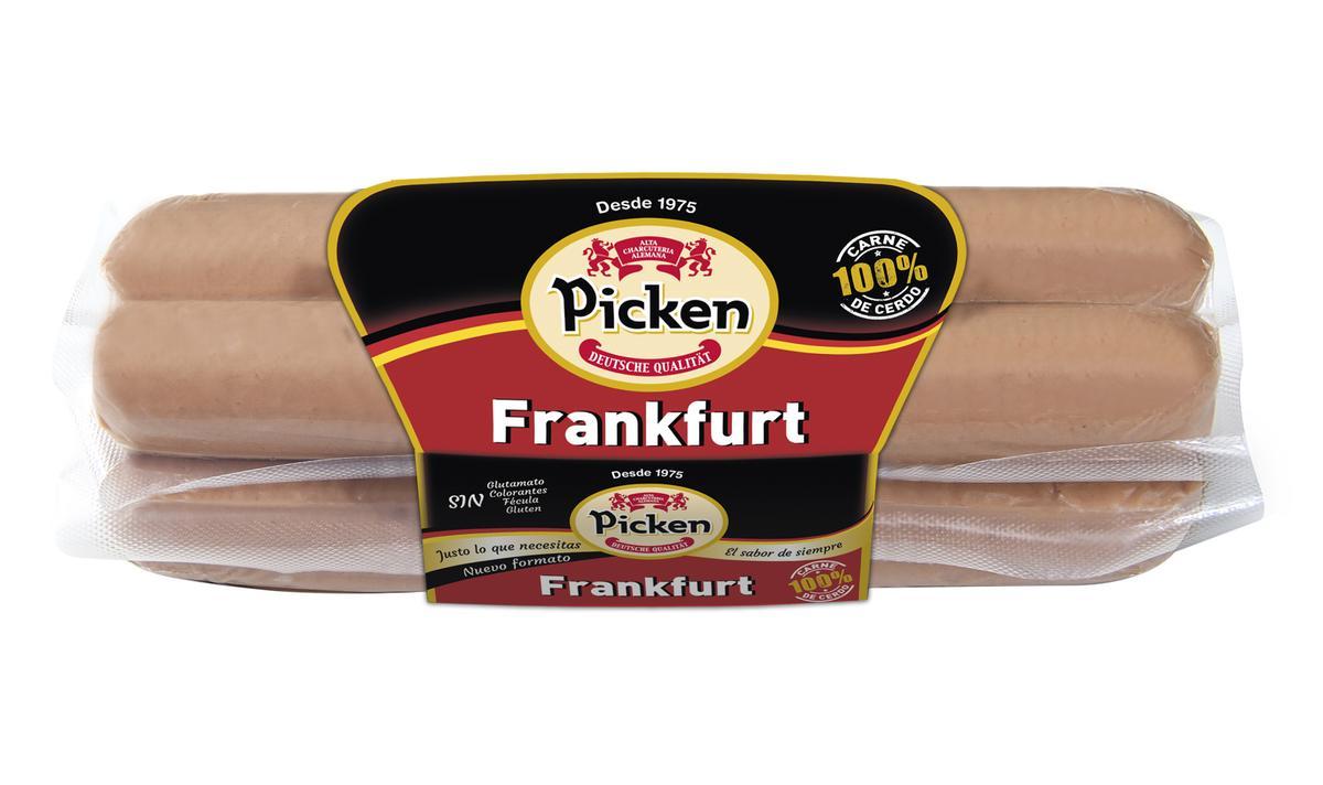 Salchicha Frankfurt de la marca Picken.