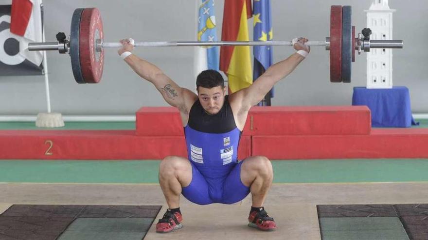 Víctor Castro, durante una reciente competición.