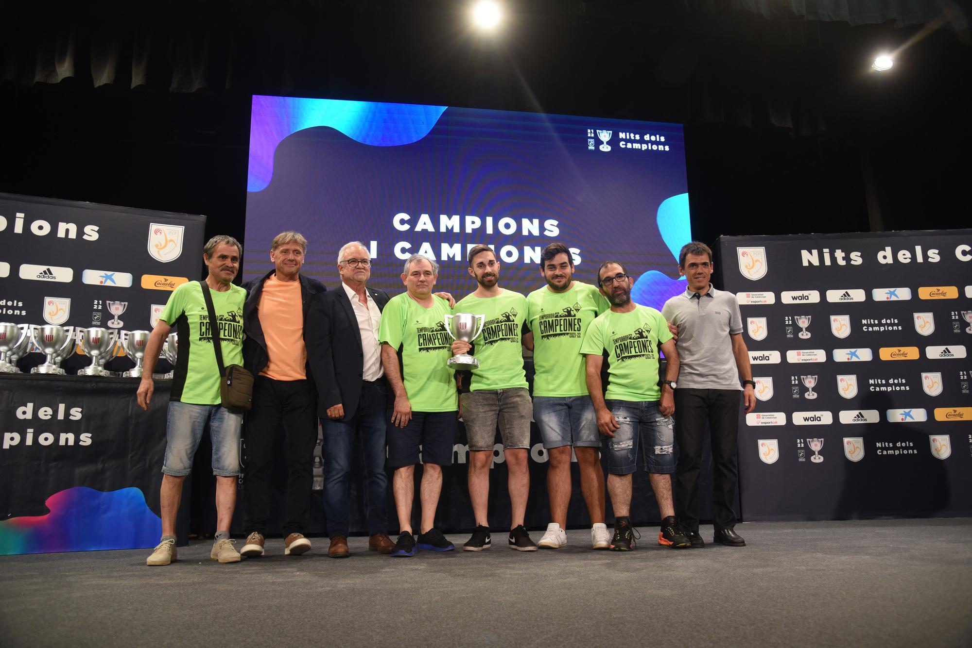 El futbol de la Catalunya central feliciten els seus 29 campions