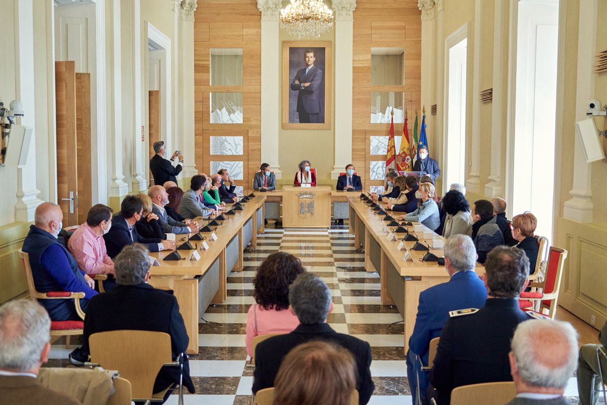 Celebración del día de San Jorge en Cáceres