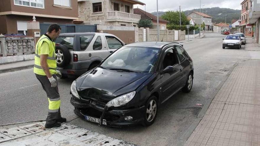 Vehículo implicado en la colisión. // S.A.