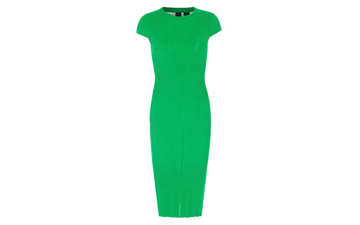 Vestido verde de Pinko
