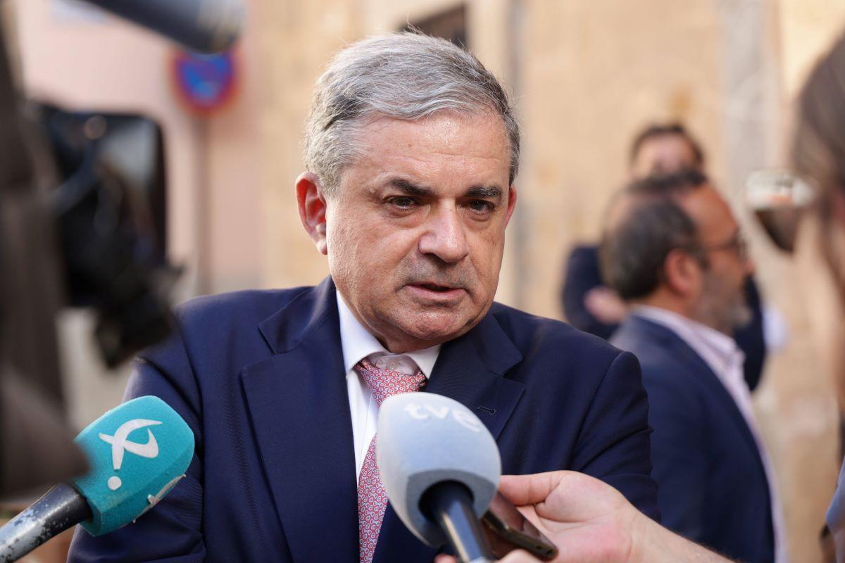 Gabriel Álvarez, presidente de la Cámara de Comercio de Cáceres.