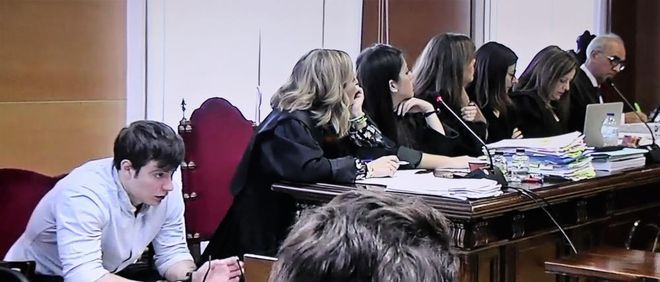 El acusado del crimen de Pioz, durante el juicio