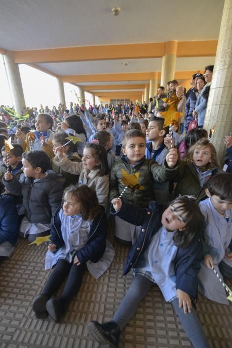 Actos por la paz en el Luisa de Marillac