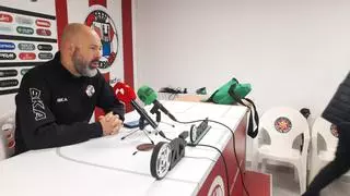 David Movilla, entrenador del Zamora CF: "Los que estamos resistiendo el ritmo del Pontevedra somos Ourense y nosotros”