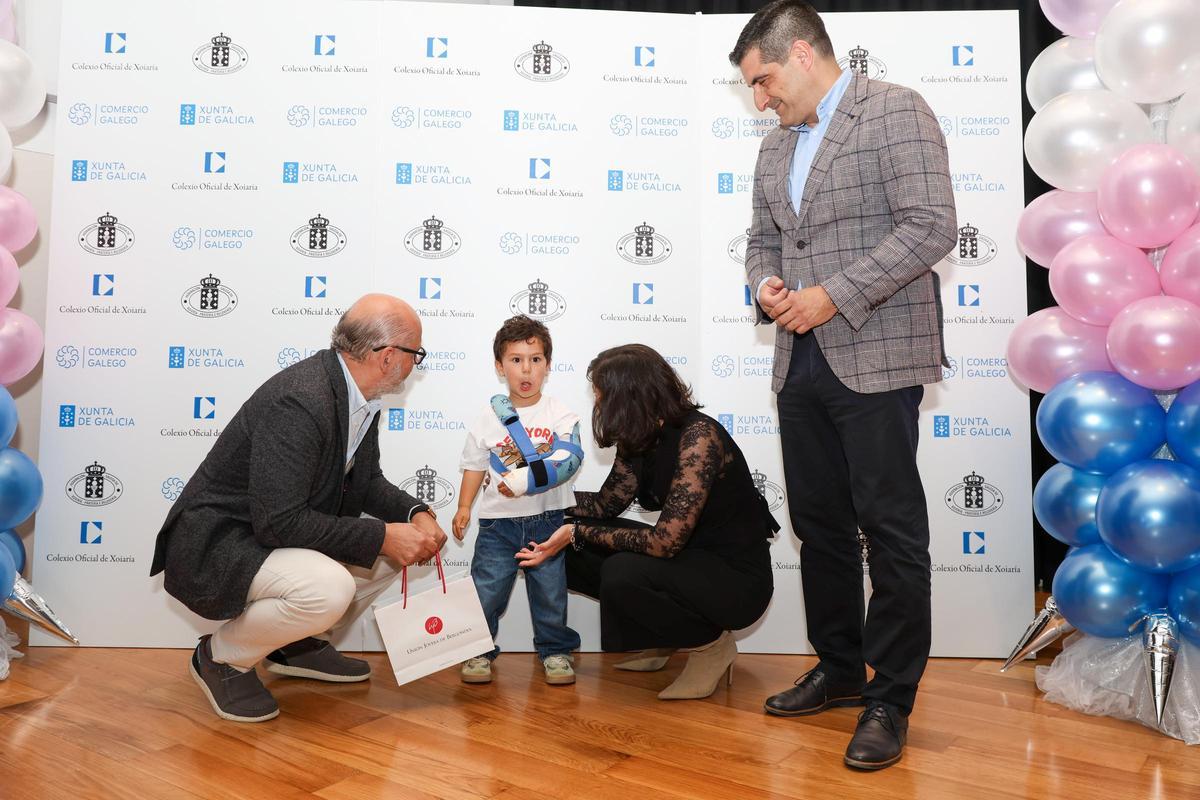 Xabier Garrido recoge el premio.