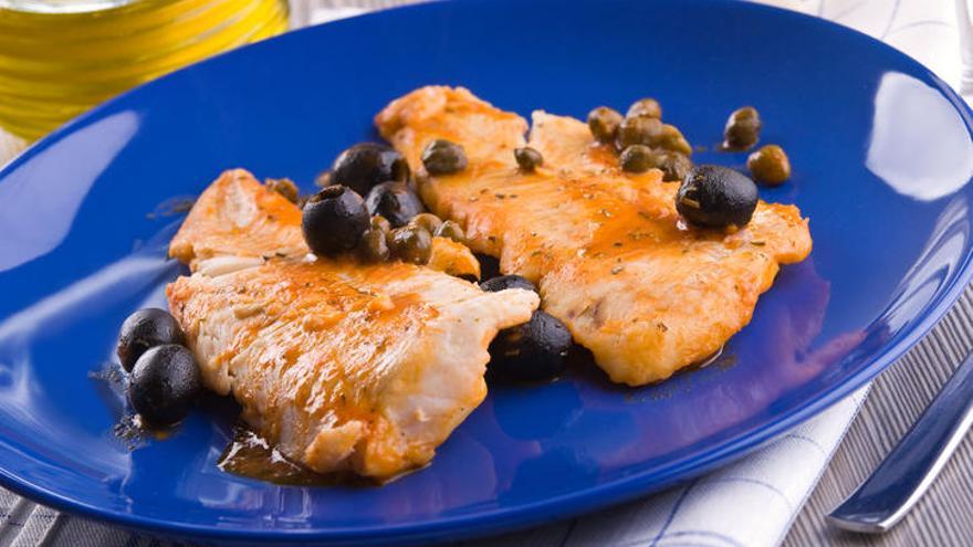 Lomo de bacalao con salsa pomodoro