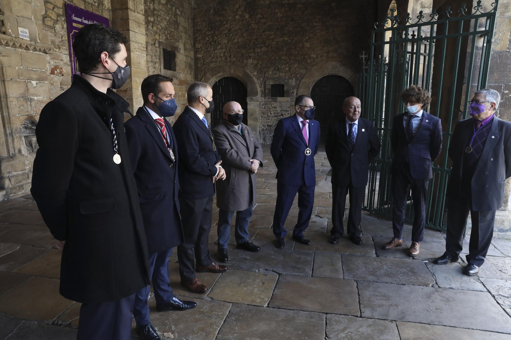 EN IMÁGENES: El pregón en San Nicolás de Bari abre la Semana Santa de Avilés