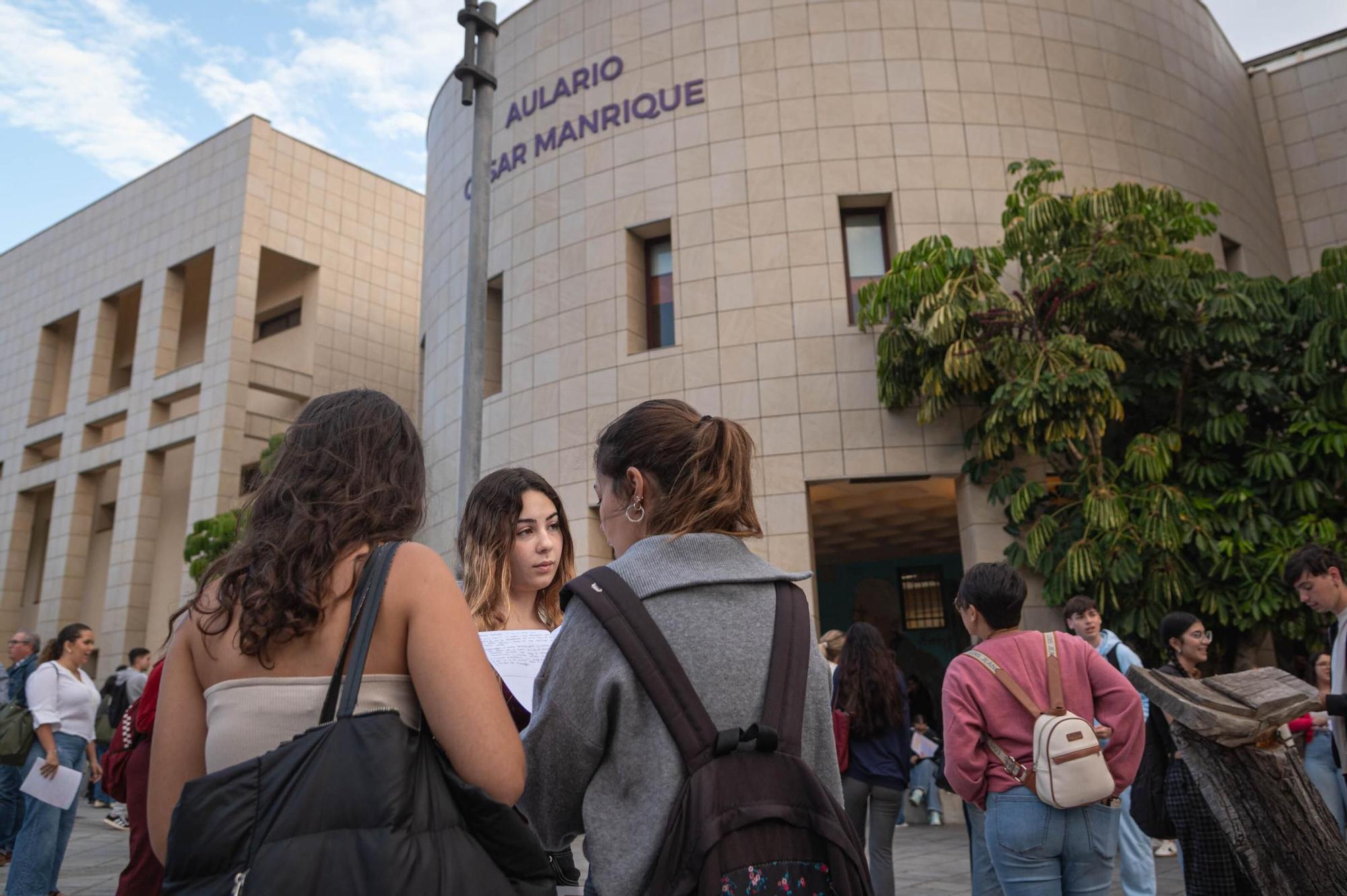 Primera jornada de la PAU 2025 en Tenerife