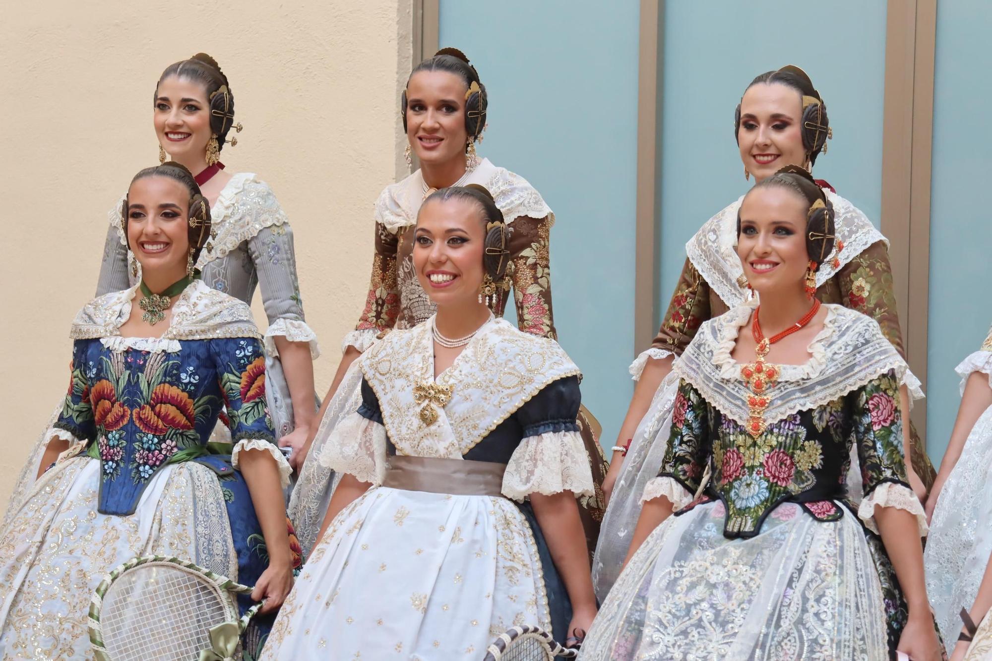 Las candidatas a Fallera Mayor de València 2026 se estrenan en la Batalla de Flores