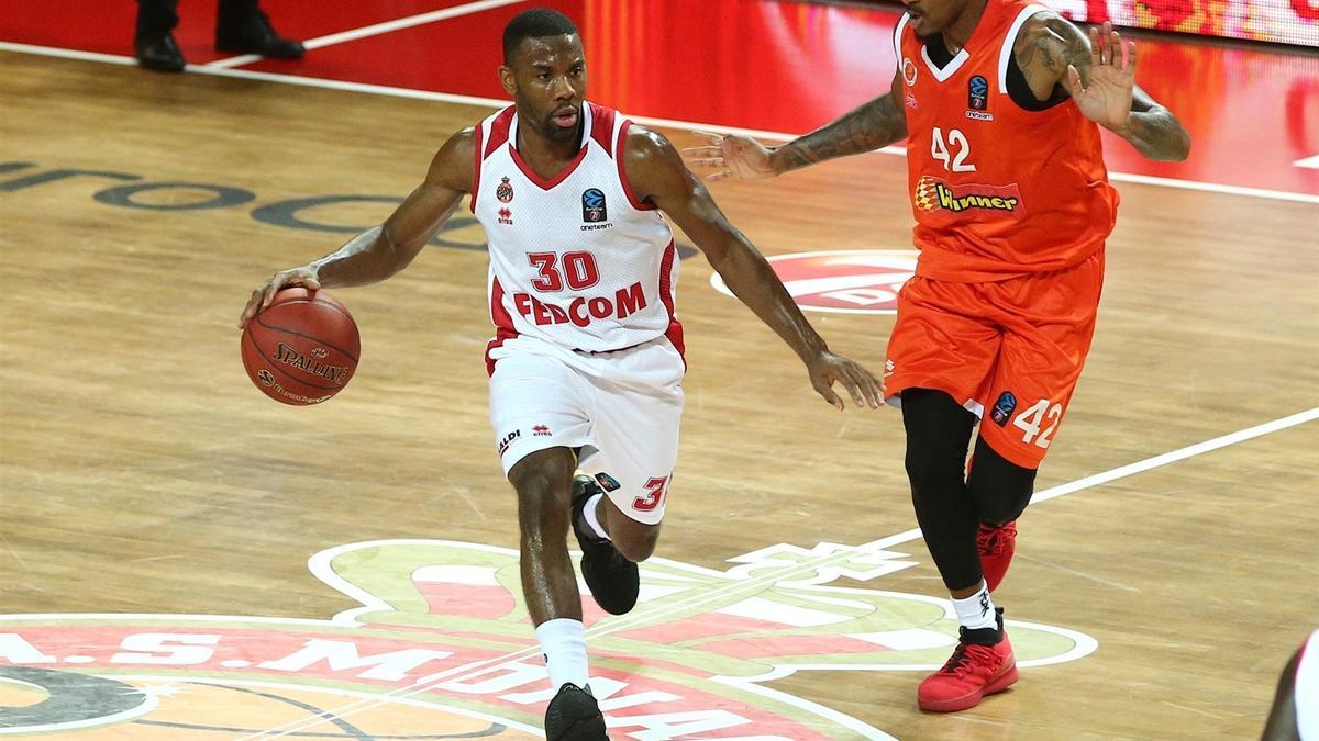 Norris Cole jugando con el AS Monaco la Eurocup