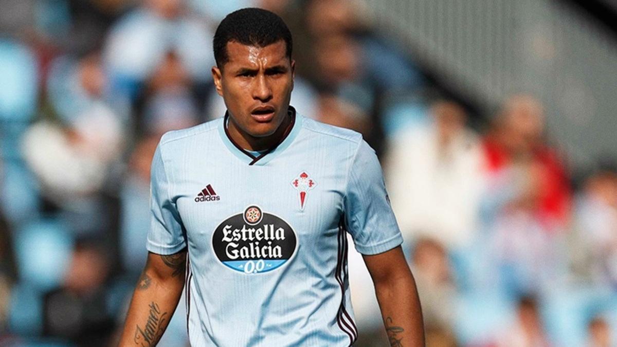 Jeison Murillo, durante un encuentro con el Celta de Vigo.