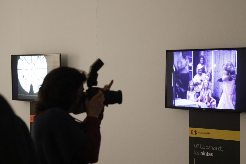 Recuerdos en super 8 en la exposición 8S8 en la sala Iniciarte