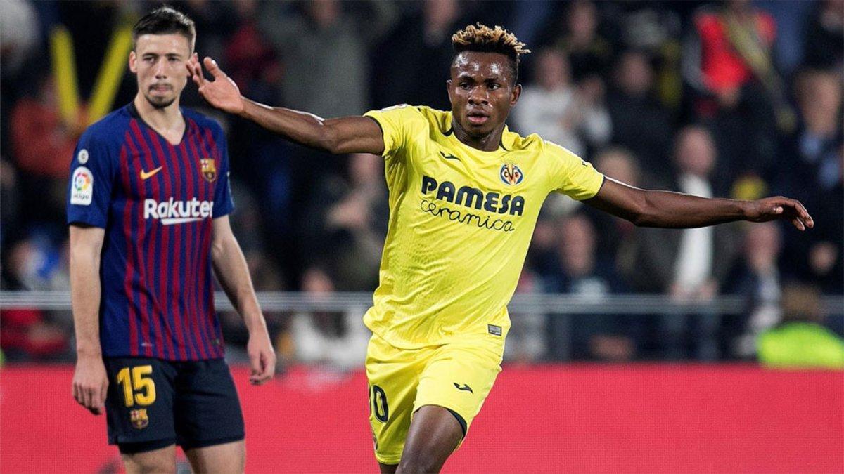 Chukwueze deslumbró con su partido ante el Barça