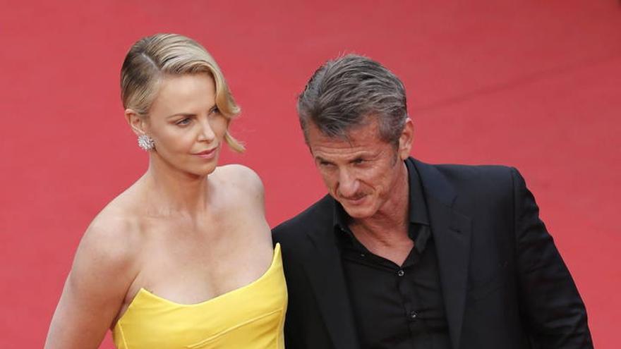 Charlize Theron y Sean Penn eclipsan la jornada en Cannes
