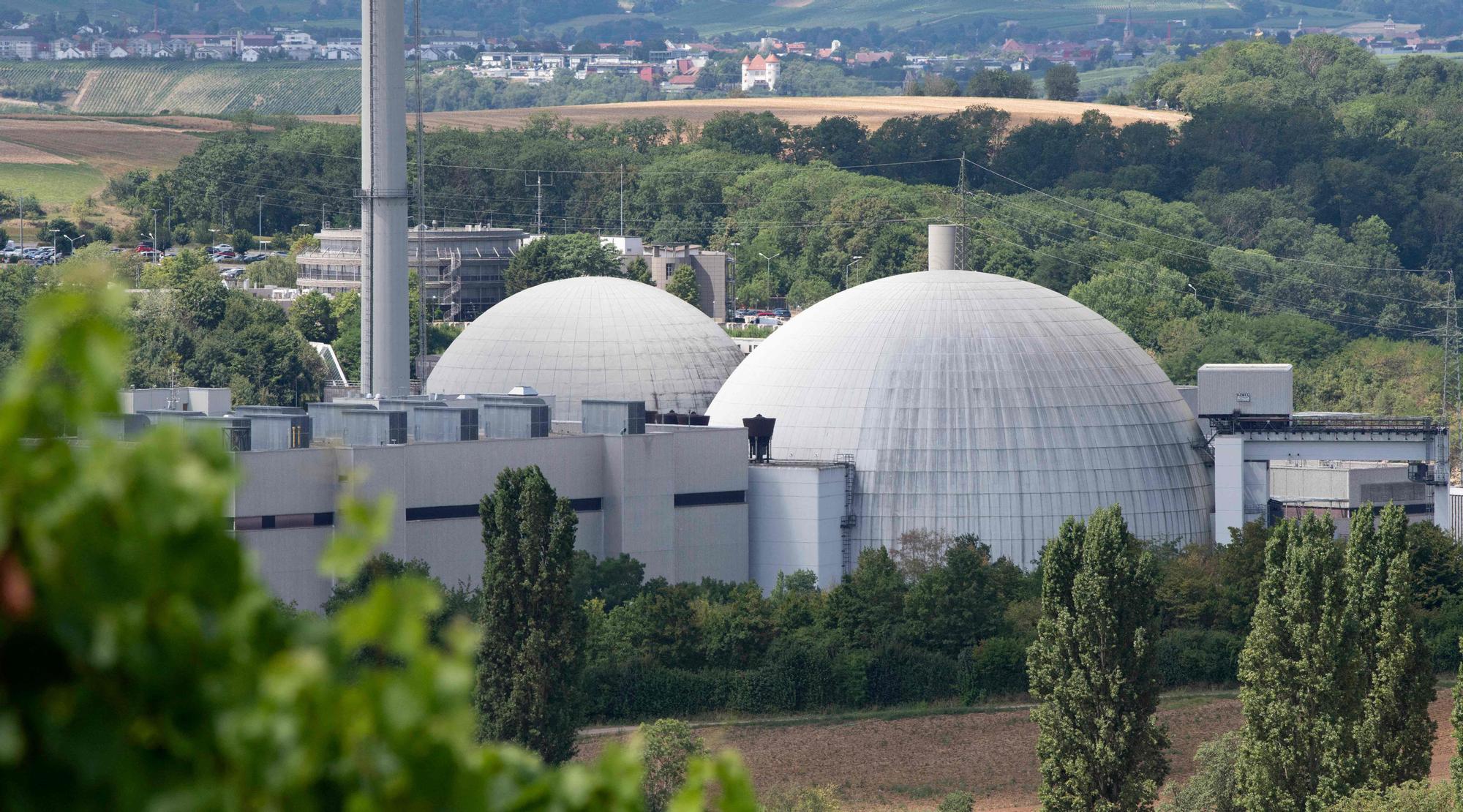 Una de las plantas de energía nuclear de Alemania
